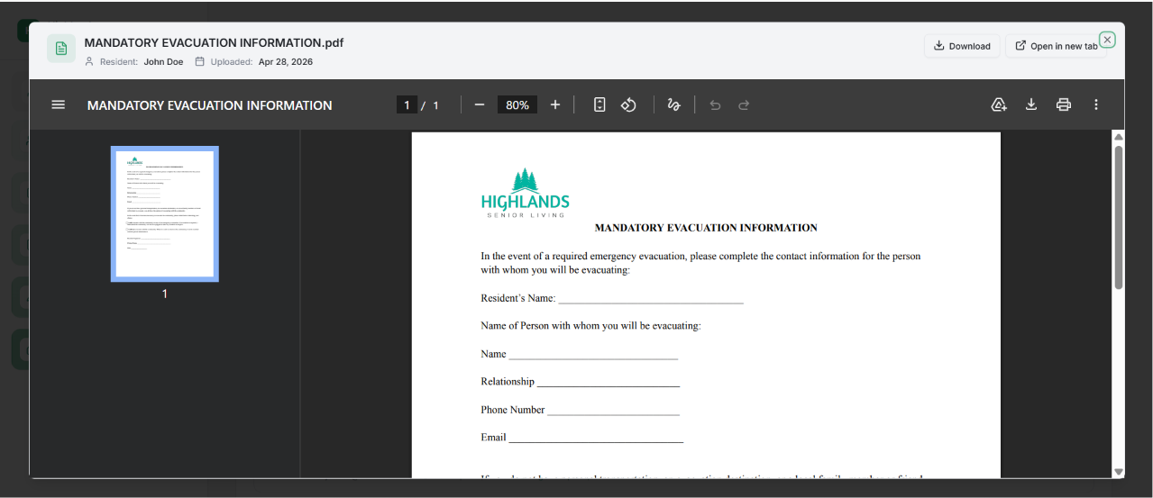 Document signing viewer